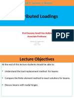 Lecture On Distributed Loads