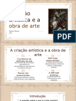 A Criação Artística e A Obra de Arte - Vfinal