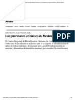 Centro Regional de Identificación Humana - Los Guardianes de Huesos de México - EL PAÍS México