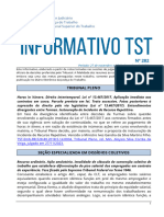 2023 Informativo TST Cjur n0282