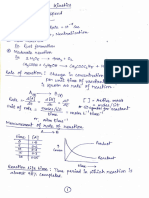 Chemical Kinetics Important Notes