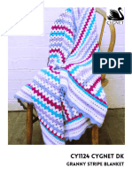 Granny Stripes Crochet Blanket