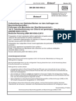 (DIN EN ISO 8502-2 Entwurf - 2013-10) - Vorbereitung Von Stahloberflächen Vor Dem Auftragen Von Beschichtungsstoffen - Prüfungen Zum Beurteilen Der Oberflächenreinheit - Teil 2 - Laborbestimm