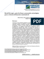 Brasil Do Agro País Da Fome Pensando Estratégias para o Desenvolvimento Sustentável