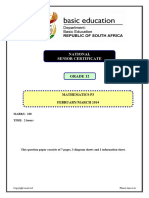 National Senior Certificate: Grade 12