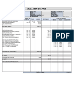 Bulletin de Paie Excel