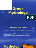 WEEK 4 - GRADE 10 Greek Mythology and The Creation