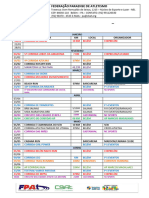 Calendário Oficial de Corridas de Rua 2024