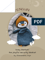 Penguin Lovey Blanket