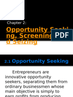 Chapter 2 Opportunity Seeking Screening and Seizing