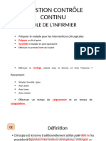 Question Contrôle Continu: Rôle de L'Infirmier