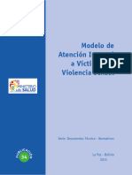 Modelo de Atencion Integral de Victimas de Violencia Sexual