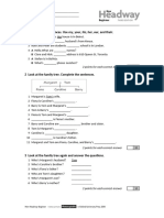 New Headway Beginner Test Unit 4