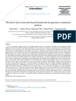 439-The Direct Force Correction Based Framework For General Co-Rotational Analysis