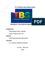 Informe Seguros y Solvencia Financiera