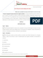 Resolução RDC N° 656 de 24 de Março de 2022 Eventos de Massa