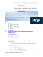 APPENDIX 6 Guideline On Registration of Health Supplements