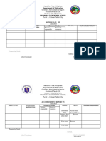 Action Plan Accomplishment Template