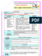 1º U7 S1 Sesion D2 Mat Hacemos Canjes para Restar