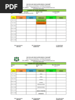 Horarios Sincrónicos - Asicrónicos