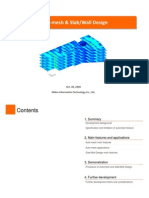 MIDAS-GEN Automesh Slab Design