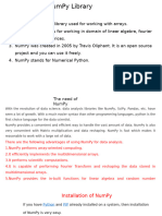 NumPy Library and Function