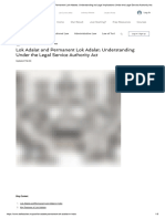 Lok Adalats and Permanent Lok Adalats - Understanding Its Legal Implications Under The Legal Service Authority Act
