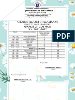 Class Program Sy. 2021-2022