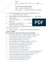 Progress Test 2 (U 3&4)