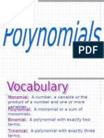 Introduction To Polynomials