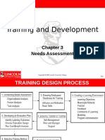 Training and Development: Needs Assessment