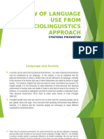 Meet 2.3. Review of Language Use From Sociolinguistics Approach