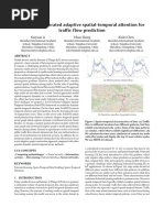 Fedasta: Federated Adaptive Spatial-Temporal Attention For Traffic Flow Prediction