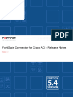 FortiGate Connector-Cisco ACI V.1.1-Release Notes