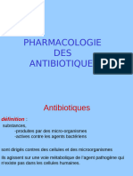 Pharmacologie Des Antibiotiques