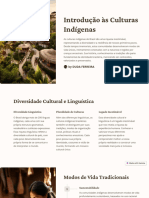 Introducao As Culturas Indigenas