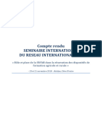 Compte Rendu Seminaire Final