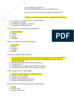 Simulado Dinamica Relacoes Humanas e Liderancas