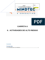 Actividades de Alto Riesgo PDF