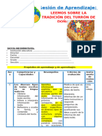 3° Sesión Día 5 Com Leemos Sobre La Tradición Del Turrón de Doña Pepa