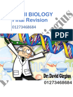 EST II BIOLOGY December Final Questions