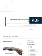 Anatomía Quirúrgica de La Pared Abdominal