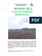 10 - 10.1. Plan de Manejo Ambiental - Cantera El Higueron.