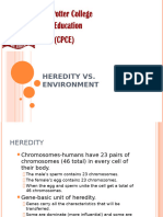 Heredity Environment Power Point