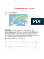 Practice Debate 1: Strengthening The Biological and Toxin Weapons Convention