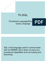 PLSQL Presentation