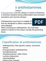 Antihistamines