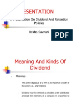 Dividend Policy