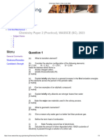 Wassce Waec 2023 Chemistry Paper 2 Past Questions and Answers PDF