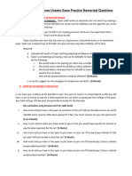 Updated BBA Personal Finance Revision Numerical Portion